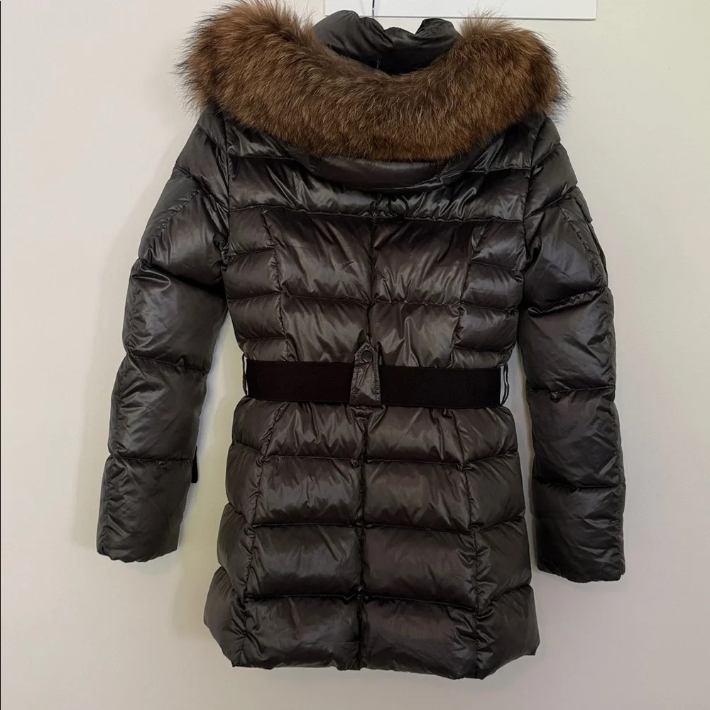 SAM Puffer Coat w Fur Trim Hood - Size XS - Picture 7 of 8
